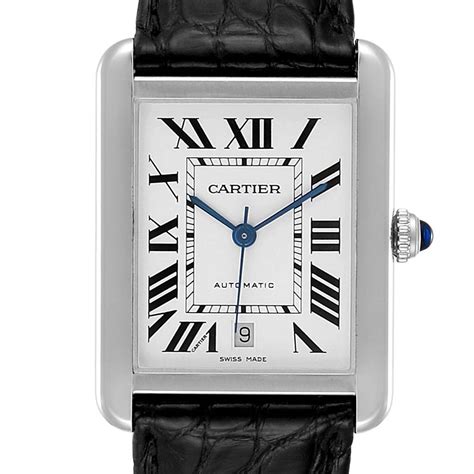 cartier watch price for men|stainless steel cartier watch men's.